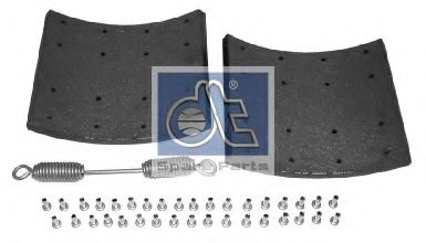 Drum brake lining kit