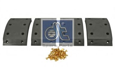 Drum brake lining kit