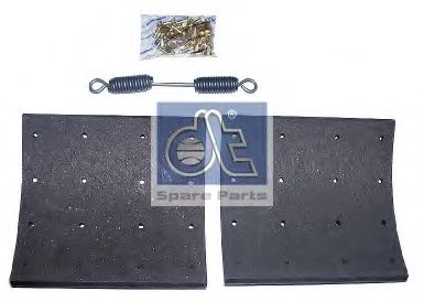 Drum brake lining kit