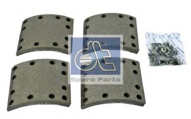Drum brake lining kit