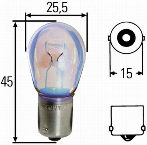Лампочка 24v21w одноконтактная