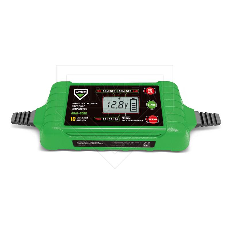 Зарядное устройство 6А, 12/24V