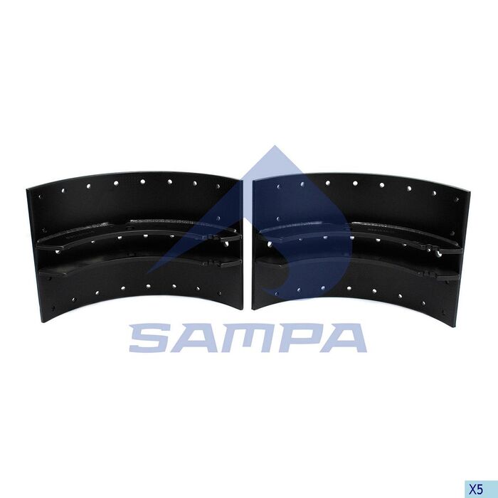 Колодки тормозные задние усиленные ( комплект 2 шт) 225mm Volvo F10/12. FH12/16. FL7/10