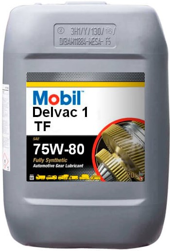 Масло трансмиссионное Mobil Delvac 1 Tranmission fluid 75W80 20L