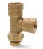 Фітінг трійник вертикальний M12X1.5MM різьба зовнішня 2XM16X1.5MM різьба внутрішня
