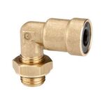 Фітінг кутовий D15MM аварійне M22X1.5MM різьба зовнішня