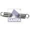 Пружина 167/24x4mm стяжная тормозных колодок BPW