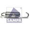 Пружина 107/22х4mm возвратная тормозных колодок BPW