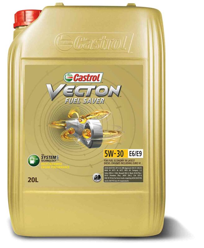 Масло моторное Castrol VECTON FUEL SAVER 5W-30 E6/E9 (Бочка 20л)