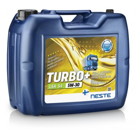 Масло моторное Neste Turbo+LSA S4 5W30 API CK-4 E6, Е9, 20л