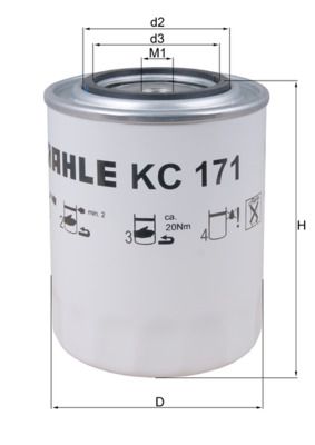 Фильтр топливный M16*1.5