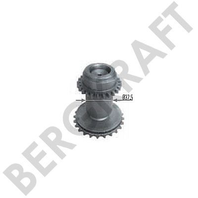 Шестерня суппорта левая D=37.5mm MERITOR LRG543/571-591/617/633/705/753