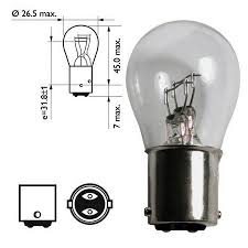 Лампа 24V P21/5W24V 21/5W BAY15d