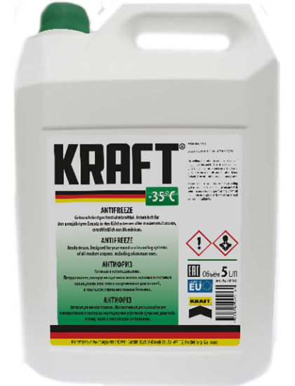Антифриз -35 G11 KRAFT зеленый 5л