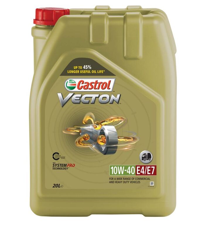Масло моторное Castrol Vecton 10W-40 E4/E7 20л