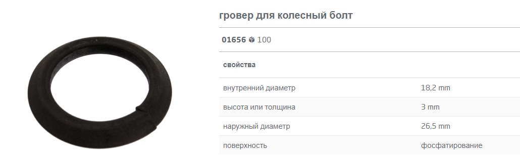 Шайба гроверна М18.5