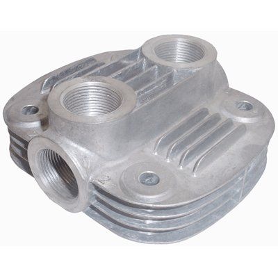 ГБЦ компрессора D=75mm ALUMINIUM (KNORR II38602F004) MB/DEUTZ FOR LK1500/LK1511 COMPR.