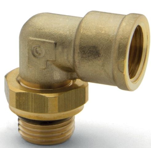 Фітінг кутовий M22X1.5MM різьба зовнішня M22X1.5MM різьба внутрішня