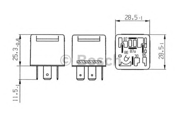 Реле 24V 30A