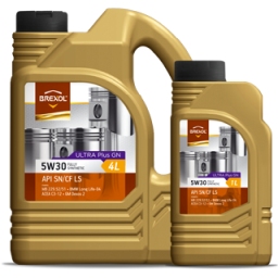 Масло моторное BREXOL Ultra Plus GN 5W30  API SN/CF   LS (Бочка 60л)