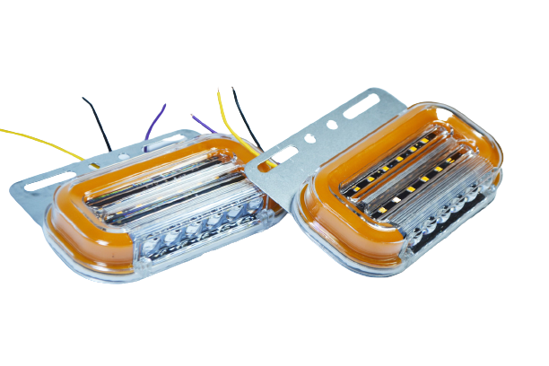 Габаритный фонарь MOVING SIDE LAMP 24V желтый