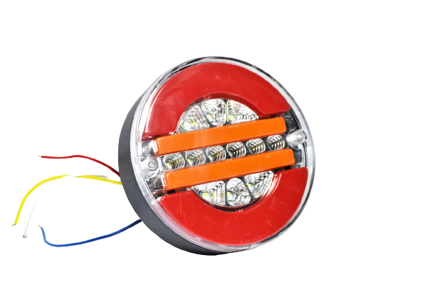 Фонарь задний круглый с полосой LED