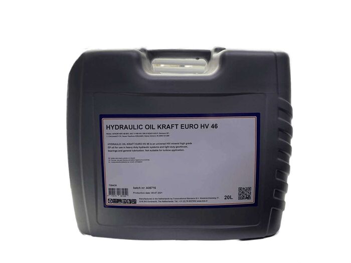 Масло гидравлическое EURO HV 46, 20 л