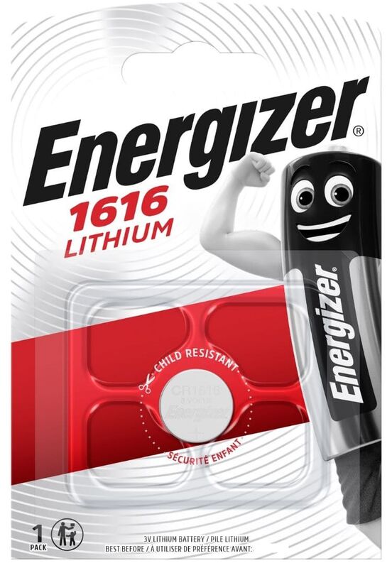 Батарейка Energizer 1616 Lithium /B1/P10/P140