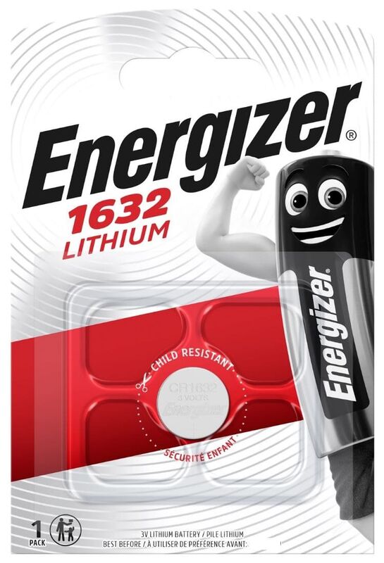 Батарейка Energizer 1632 Lithium /B1/P10/P140