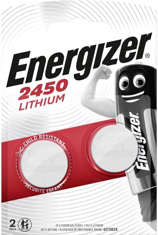 Батарейка Energizer 2450 Lithium /B2/P10/P140