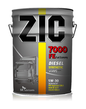 Масло моторное ZIC 7000 FE 5W30 (Бочка 20л)