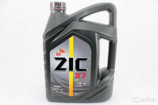 Масло моторное ZIC X7 LS 10W-40 (Канистра 6л)