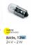 Лампа 24V T2W24V 2W BA9s