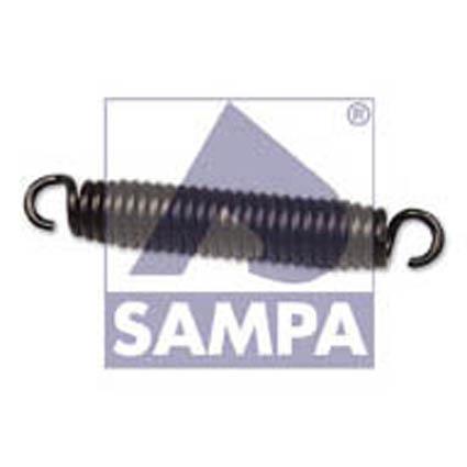 Пружина стяжная 37.5x204x6mm тормозной колодки VOLVO F10 1976-1986,F12 1976-1986,N10/12