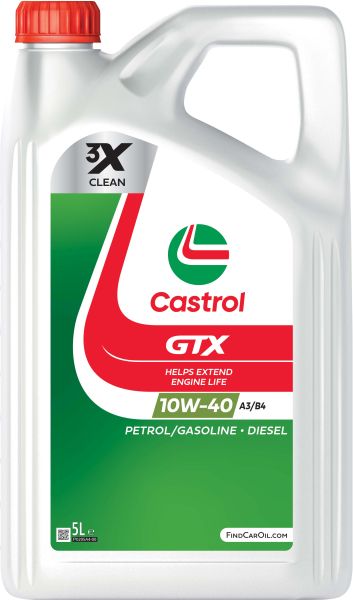 Олива моторна CASTROL GTX A3/B4 10W40 5L