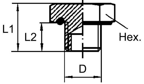 Заглушка M12