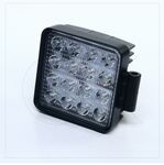 Фара LED прямокутна 48W, 16 ламп, 110 * 164мм, широкий промінь