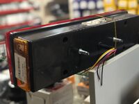 Фонарь задний под кабель c подсветкой номера Левый