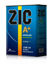 Масло моторное ZIC A+ 10W-40 (Канистра 4л)