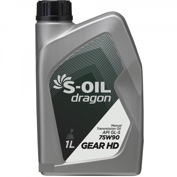 Масло S-Oil Dragon DRAGON GEAR HD 75W90/ 1Литр