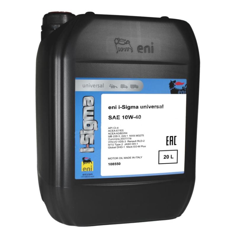Масло моторное Eni i-Sigma universal 10W-40 (Каністра 20л)