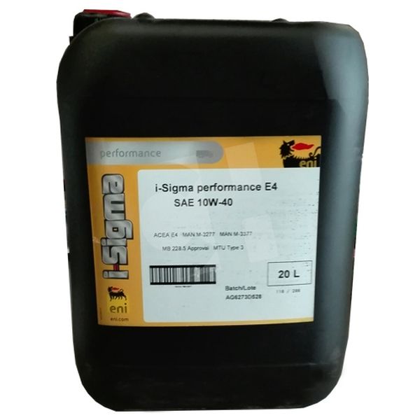 Олива моторна ENI i-Sigma perfomance E4 10w-40 (Каністра 20л)