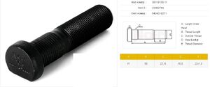 Шпилька колеса М22*1.5*91.5
