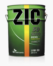 Масло моторное ZIC SD 5000 10W-30 (Бочка 20л)