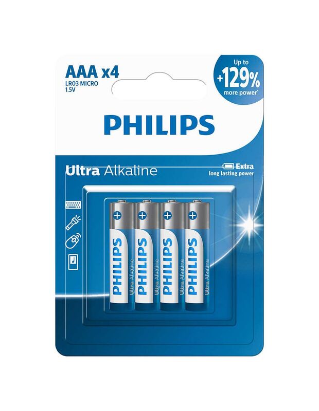 Батарейка LR03/AAA Ultra Alkaline  Blister 4шт