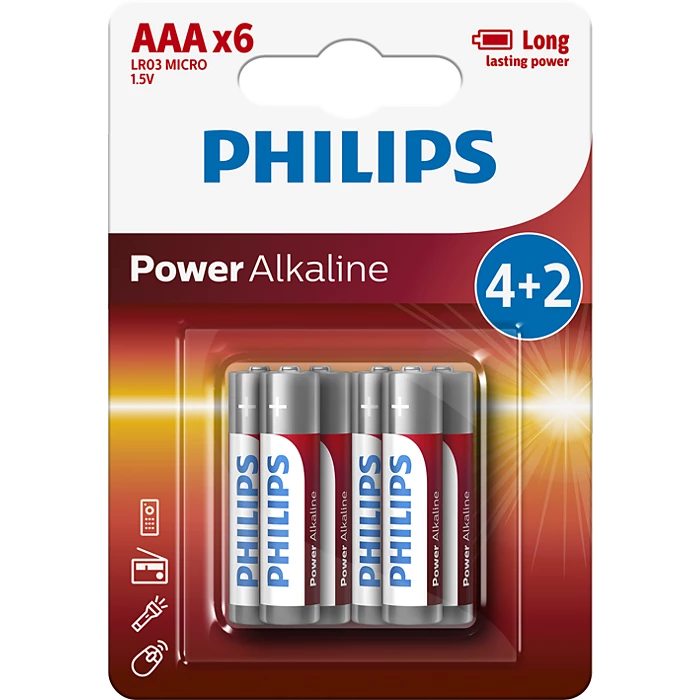 Батарейка LR03 / AAA Power Alkaline Blister 6шт