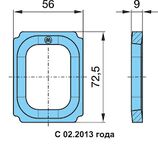 Пластина приварная 72,5*60*12