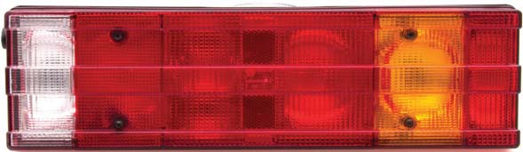Фонарь задний универс. ребристый, 130/450