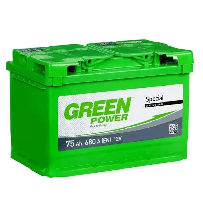 Аккумулятор GREEN POWER 6CT-75A3 680A 12V