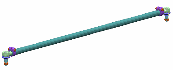 Тяга поперечная рулевая 1698mm